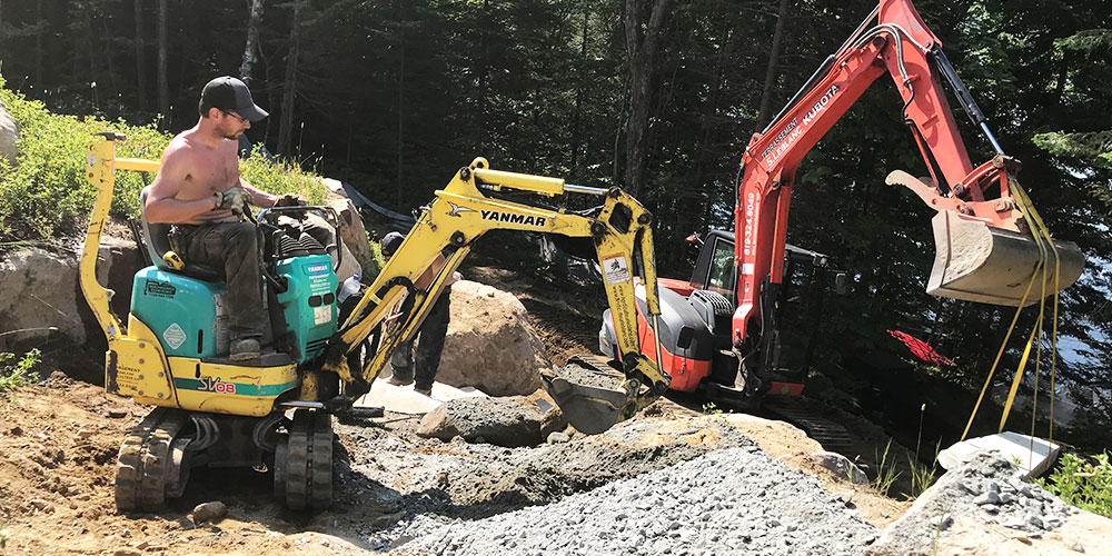 Excavation- Terrassement S. Leblanc dans les Laurentides